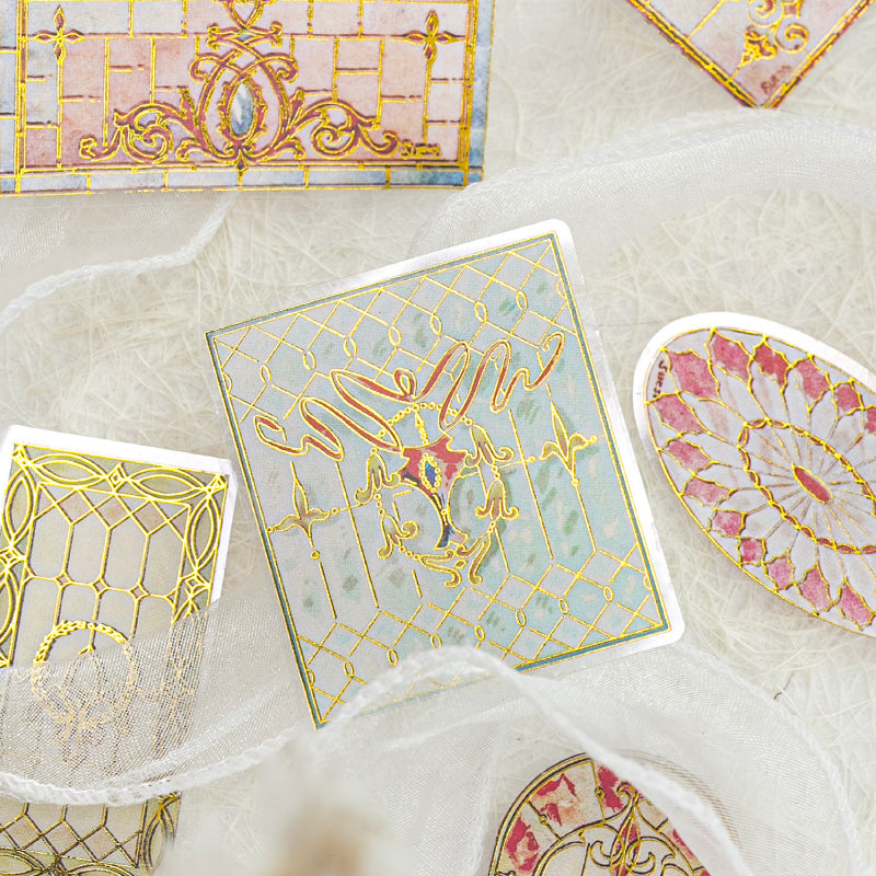 Vintage Window View Stickers