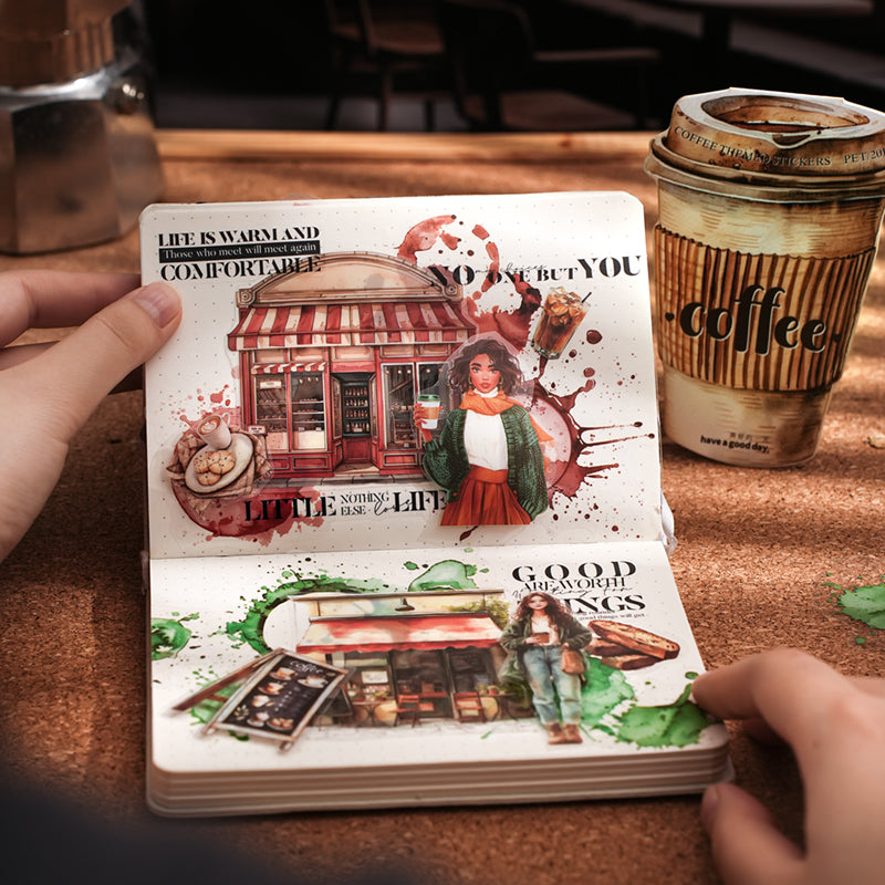 Colors of Coffee Stickers
