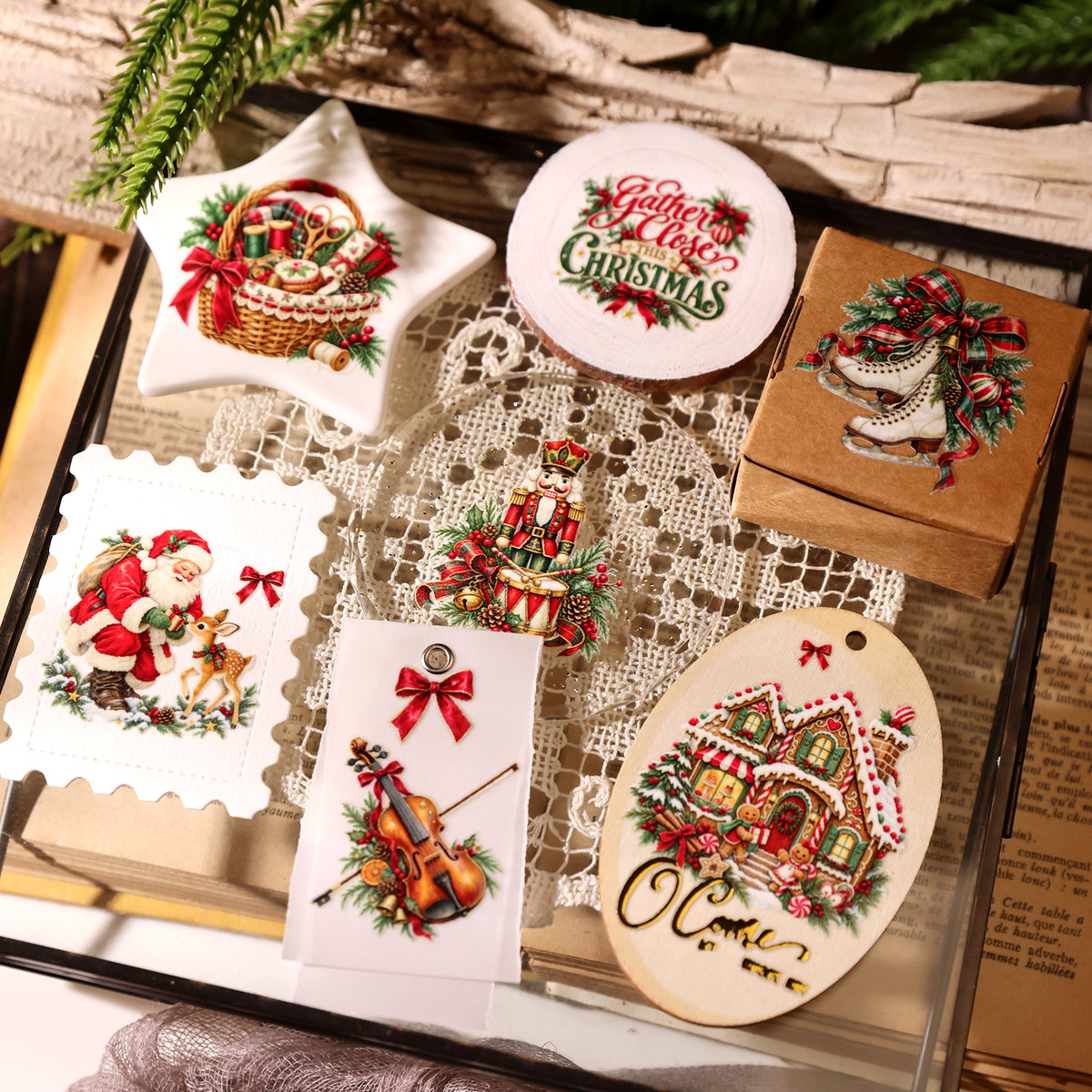 Christmas Nocturne Transfer Stickers