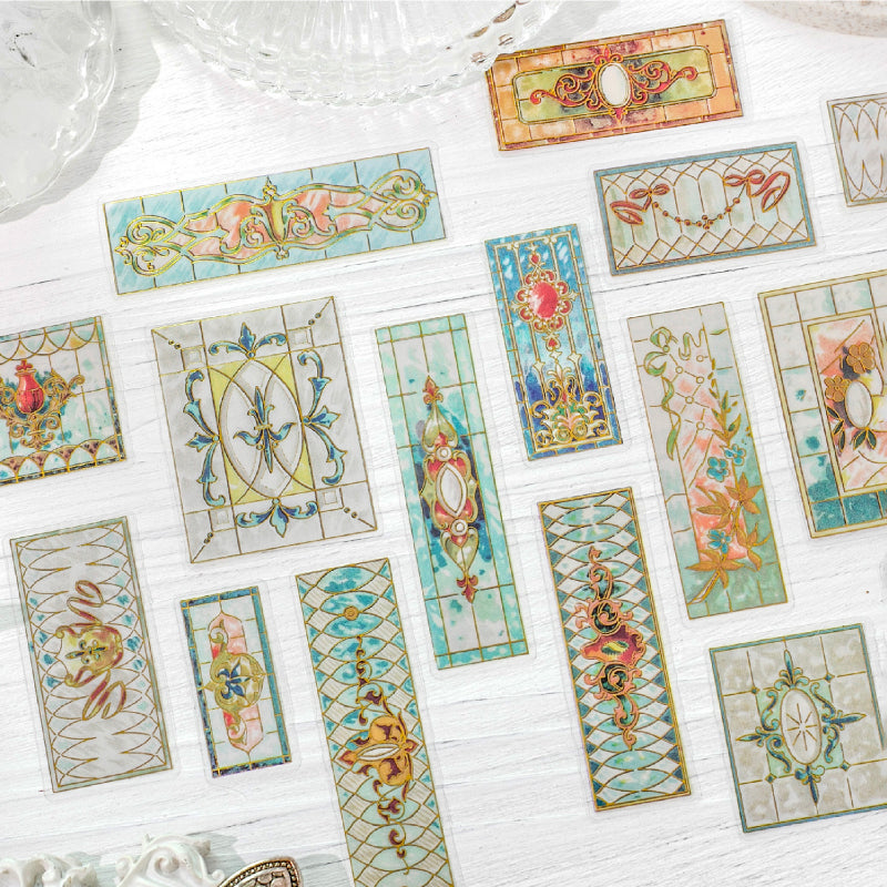 Vintage Window View Stickers