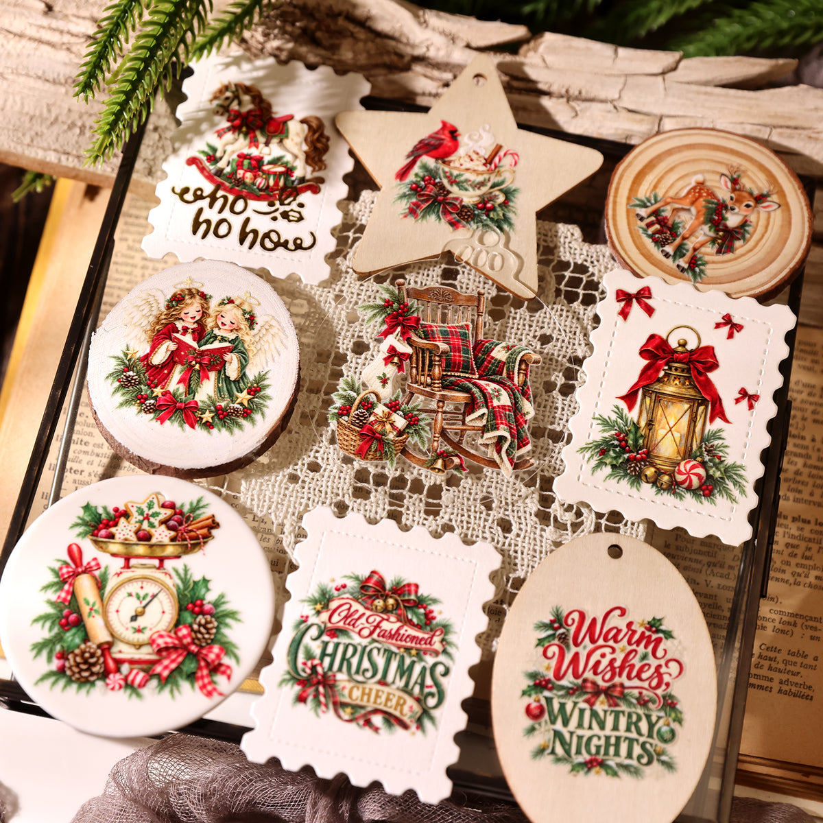 Christmas Nocturne Transfer Stickers