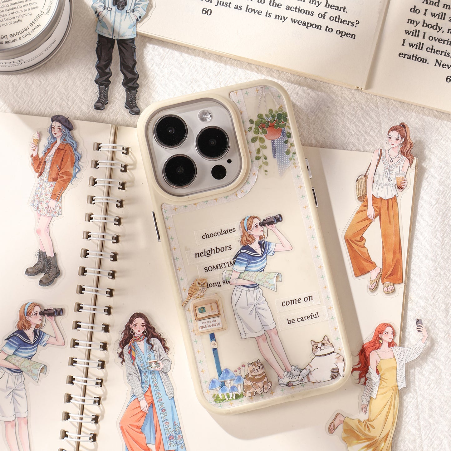 Exquisite Character Stickers