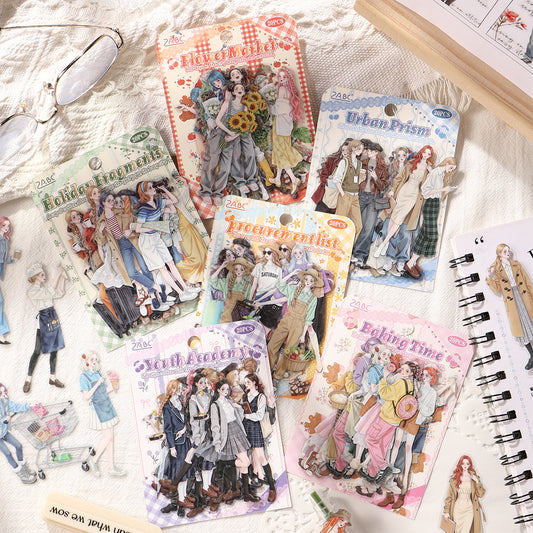 Exquisite Character Stickers