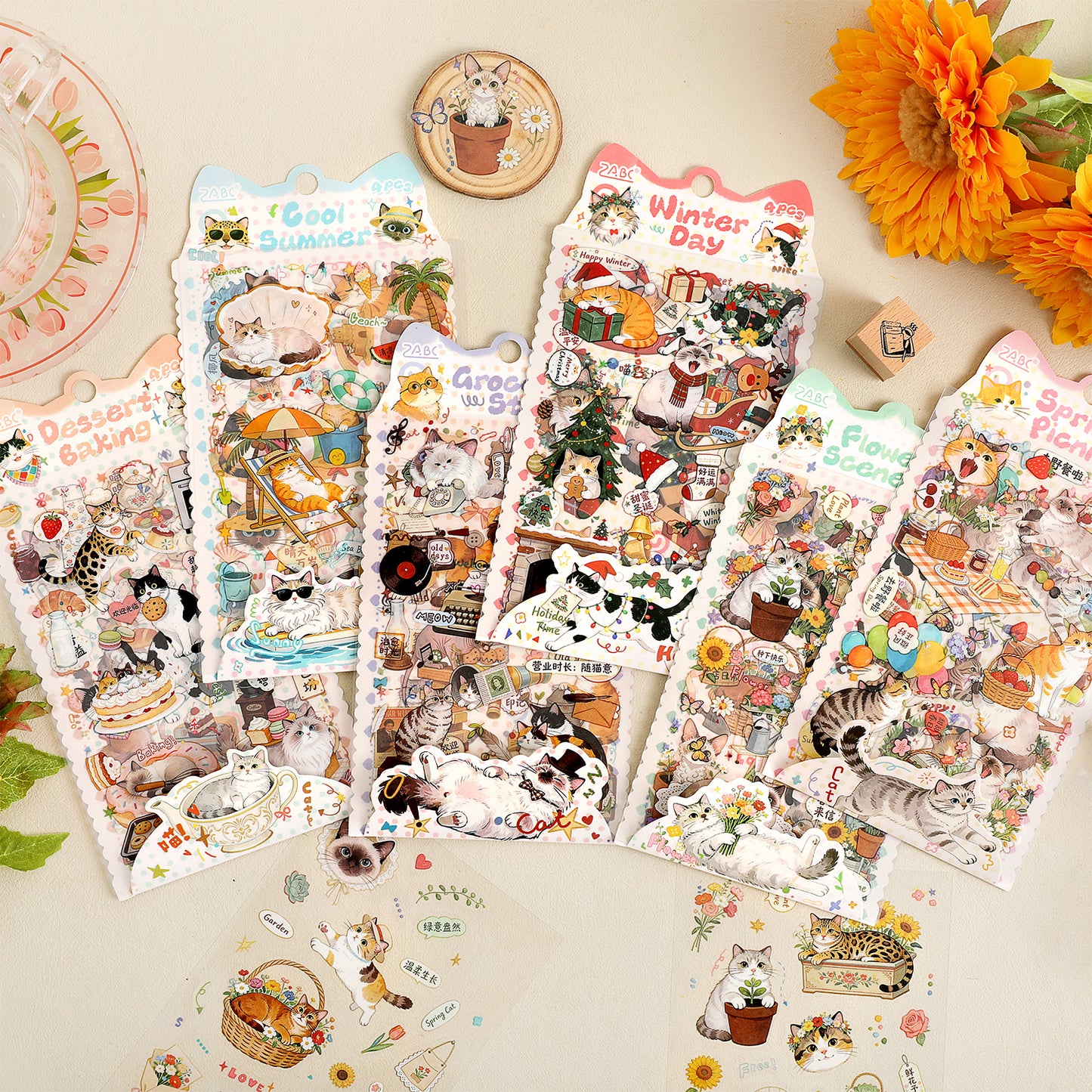 Cute Kitten Stickers