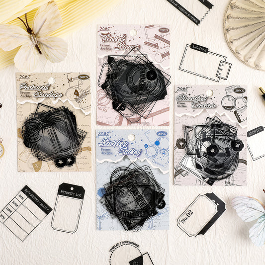 Archive Frame Words Stickers