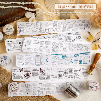 Ink Trace Journal Tape