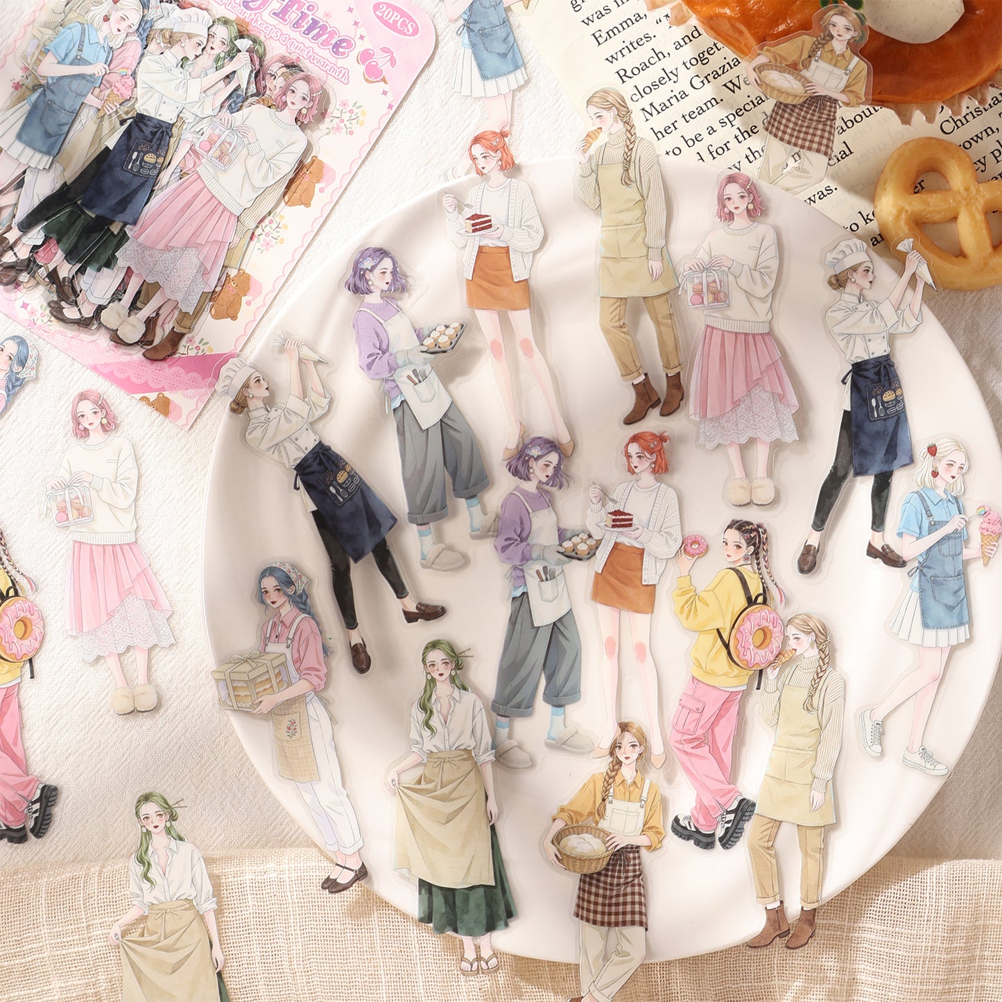 Exquisite Character Stickers