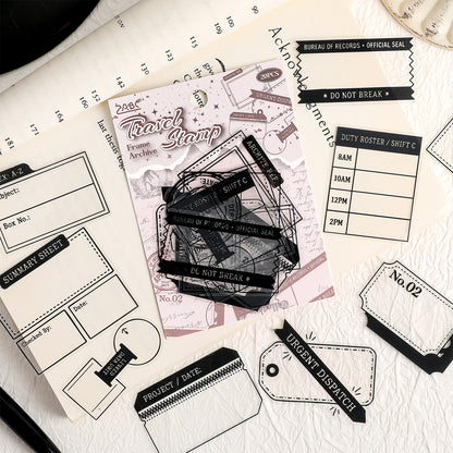 Archive Frame Words Stickers