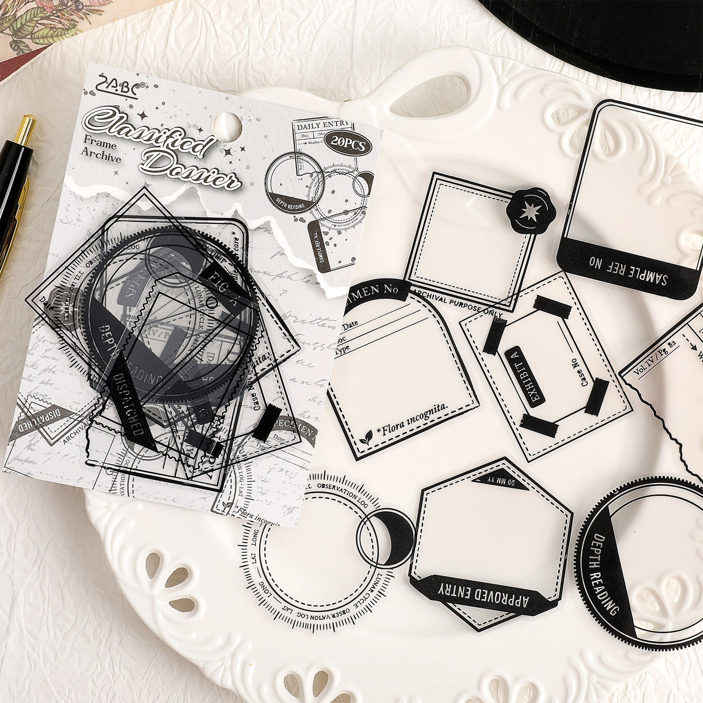Archive Frame Words Stickers