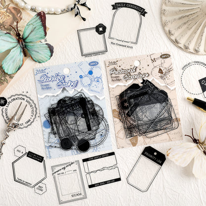 Archive Frame Words Stickers