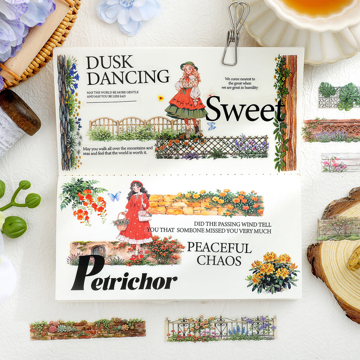 Floral Wall Whispers Stickers