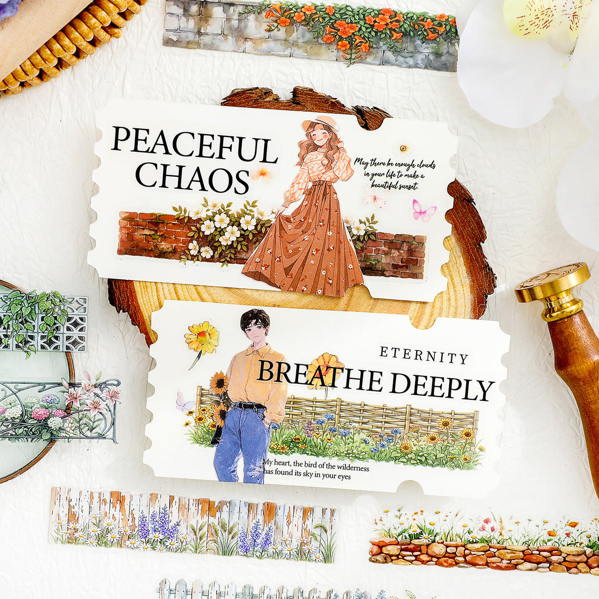 Floral Wall Whispers Stickers