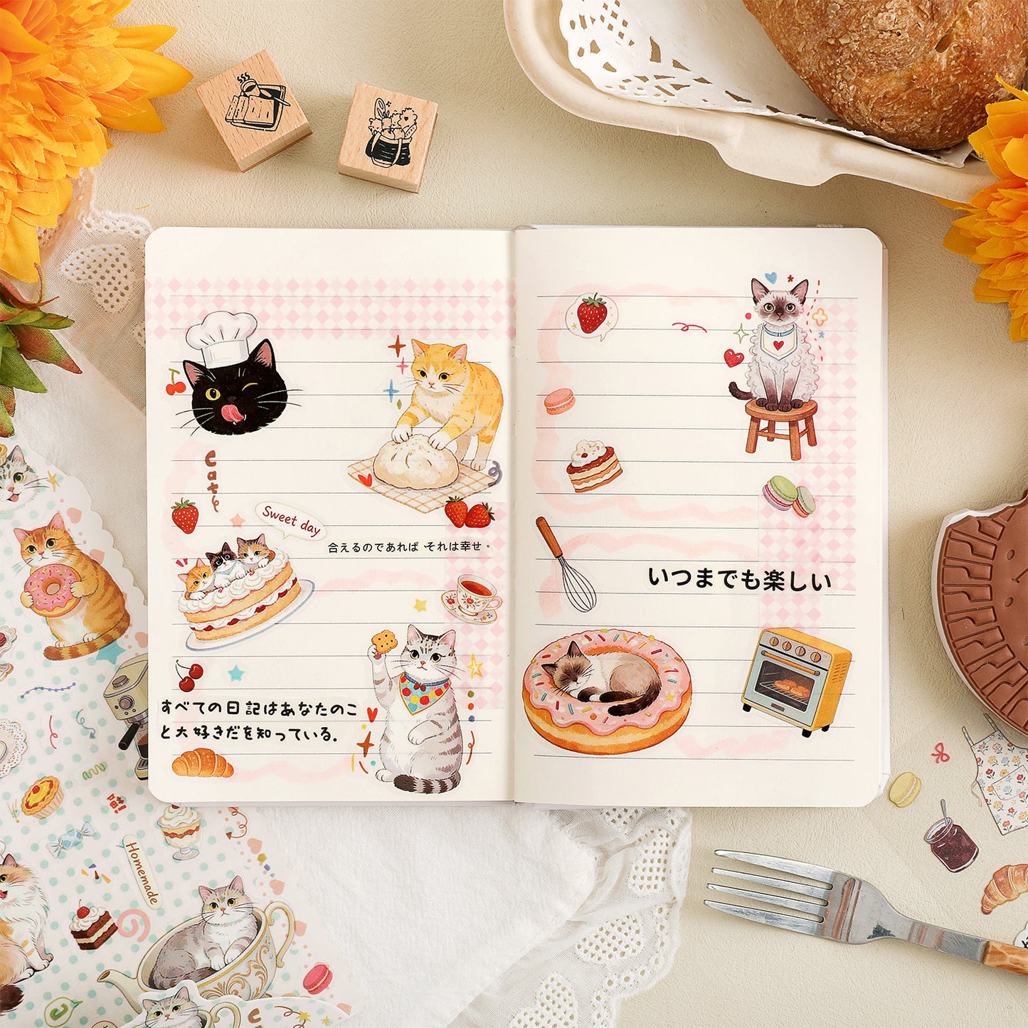 Cute Kitten Stickers
