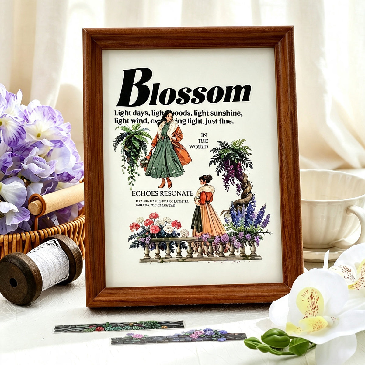 Floral Wall Whispers Stickers