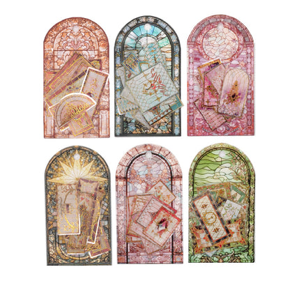 Vintage Window View Stickers