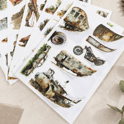 Ruin Fragments Sticker Book