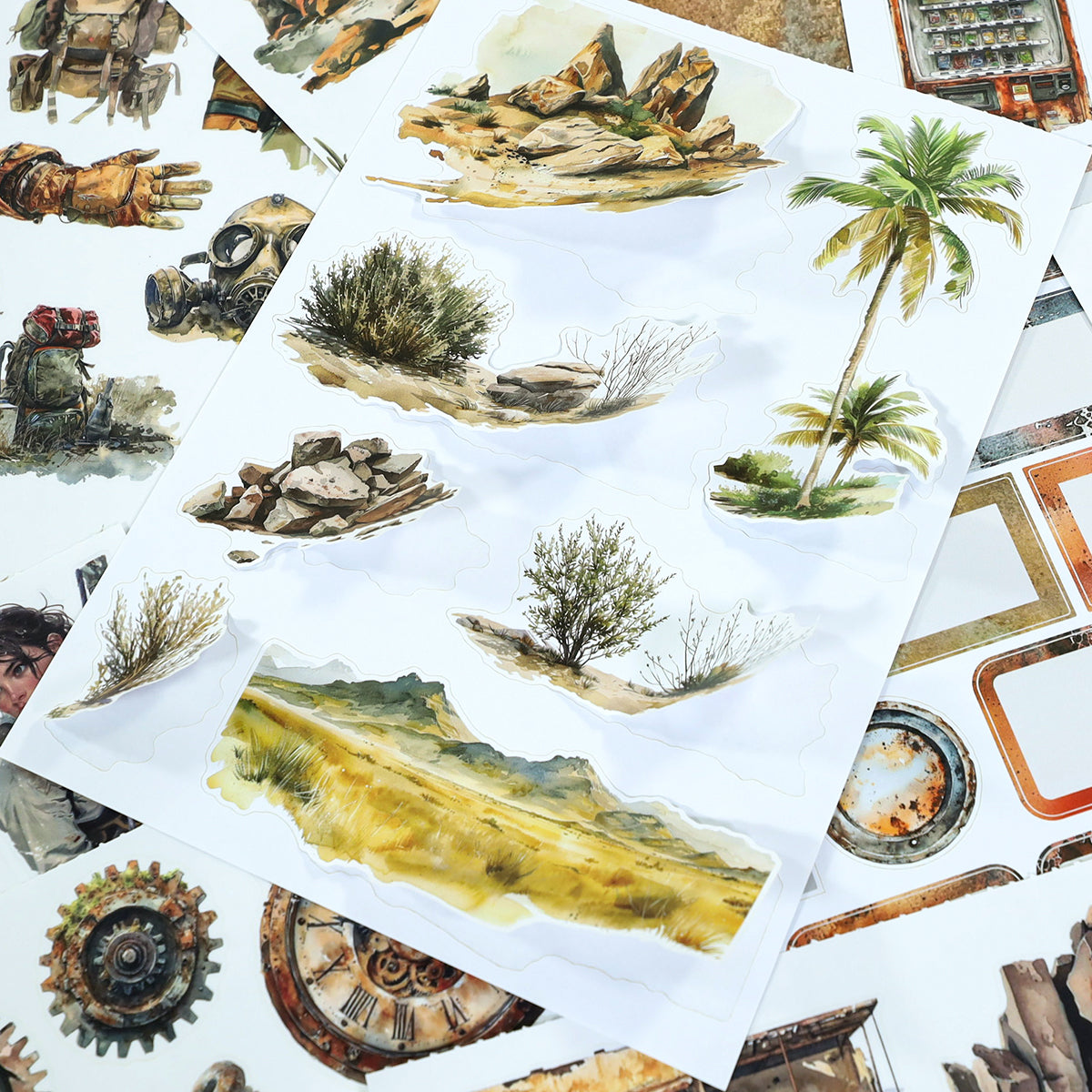 Ruin Fragments Sticker Book