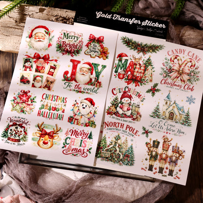 Christmas Prelude Transfer Stickers