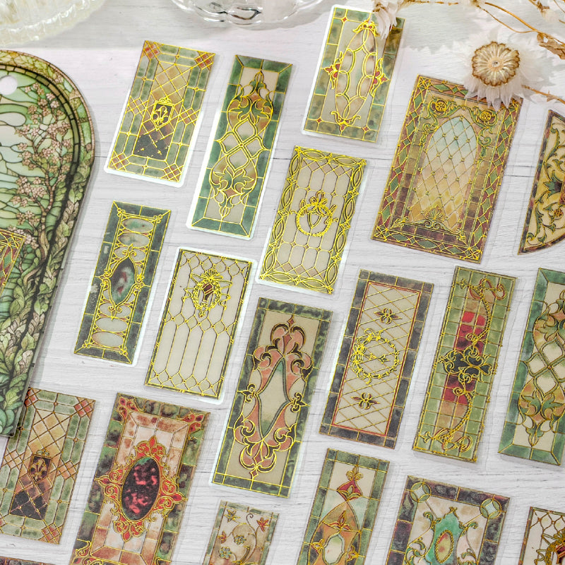 Vintage Window View Stickers