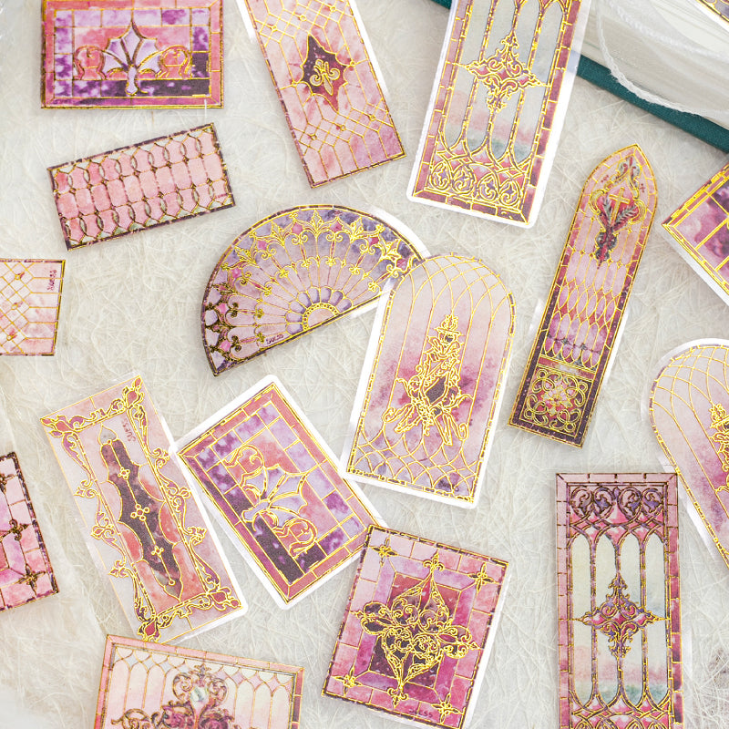 Vintage Window View Stickers