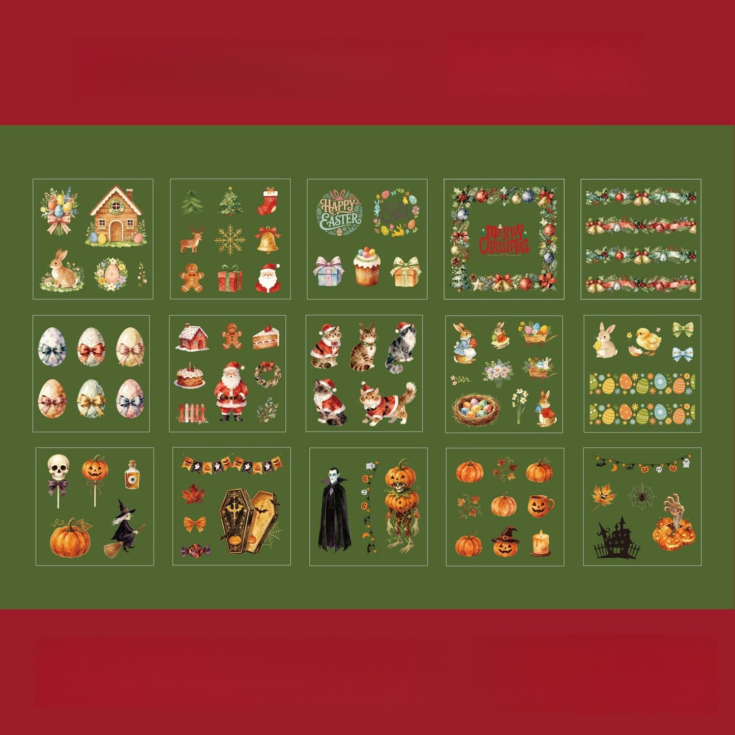 Festival Imagination Sticker 100PCS