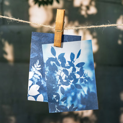 Enchanted Blue Floral Papers