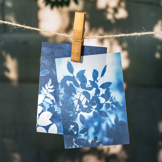 Enchanted Blue Floral Papers
