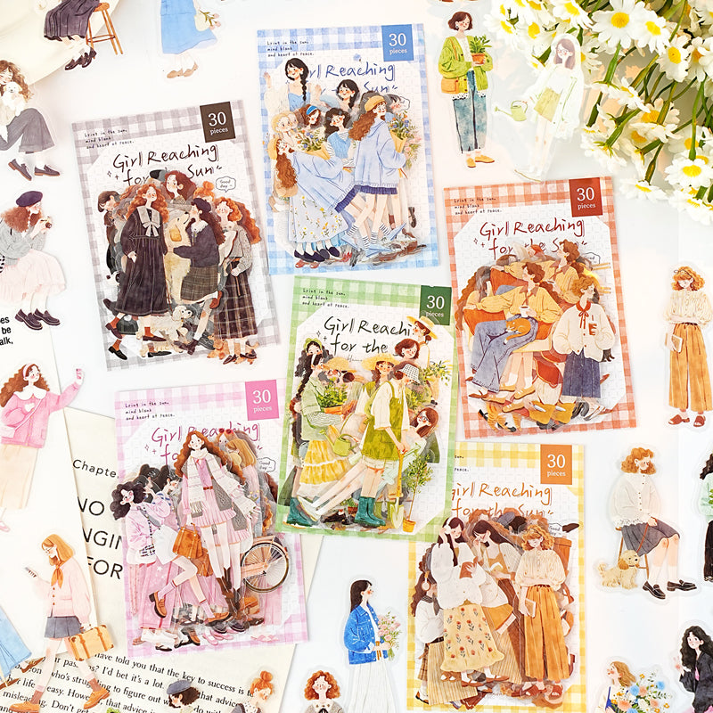 Sunward Growth Stickers