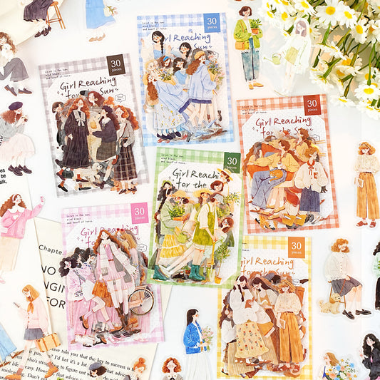 Sunward Growth Stickers