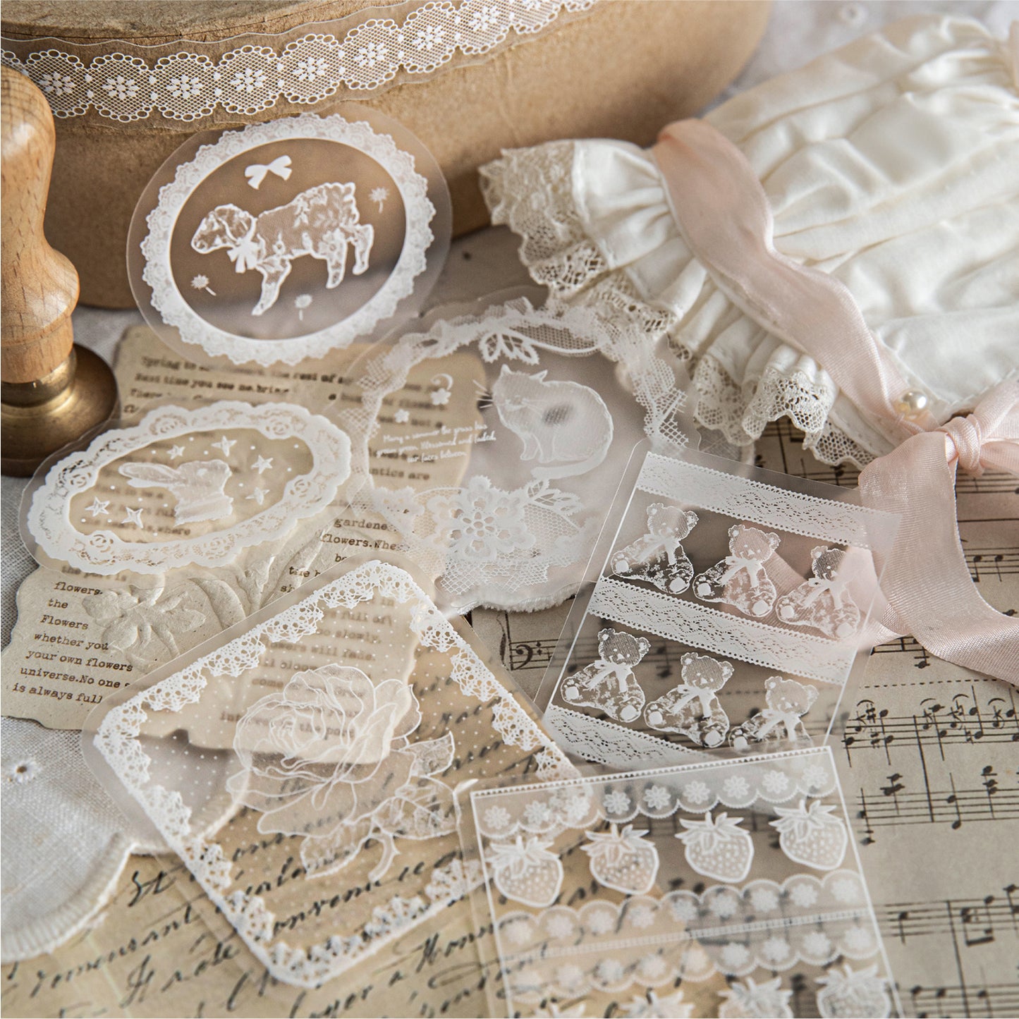 Lace Story Stickers