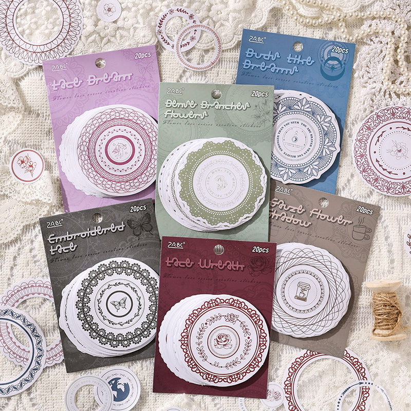 Floral Lace Stickers