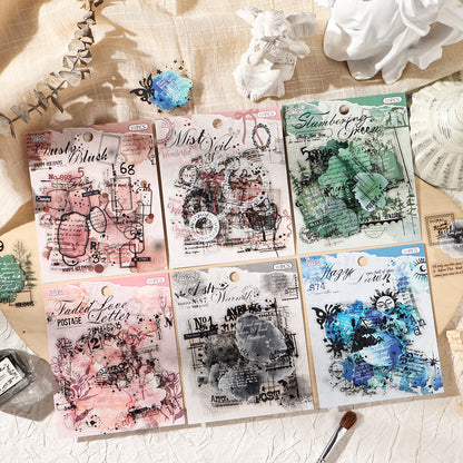 Faded Spectrum Stickers