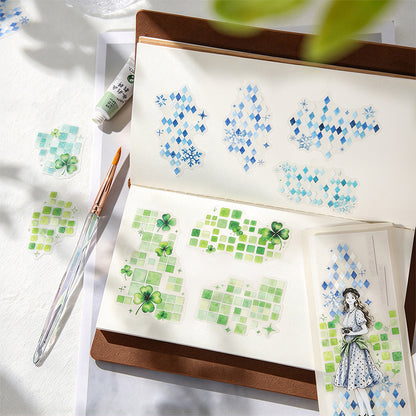 Watercolor Mosaic Stickers