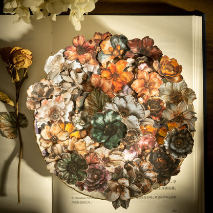 Kingdom of Flowers Hard Card Stickers 100pcs