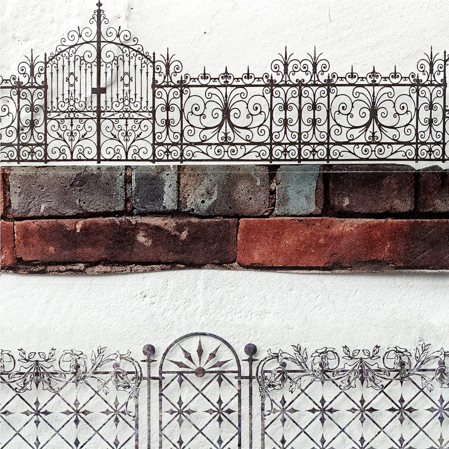 Ornate Iron Fence Tape