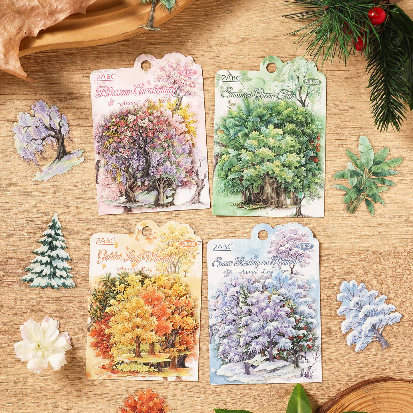 Seasonal Woodland Stickers