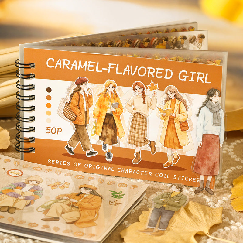 Caramel Girl Sticker Book