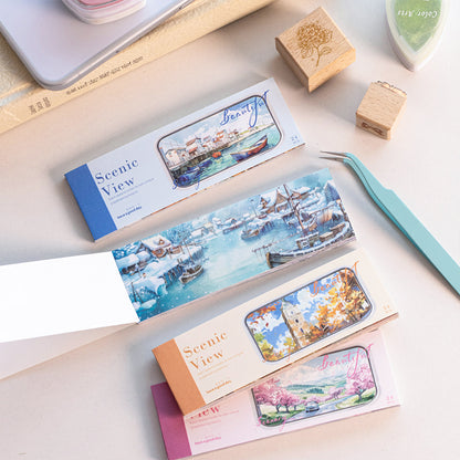 Beautiful Scenery View Sticker Book