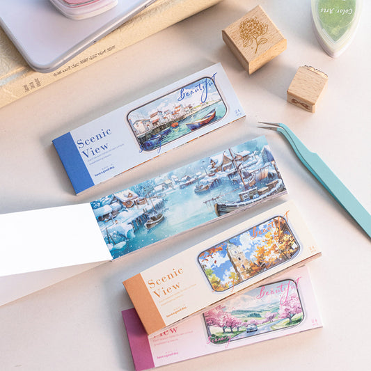 Beautiful Scenery View Sticker Book