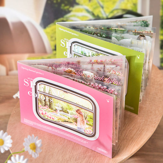The Colors of Spring Sticker Book