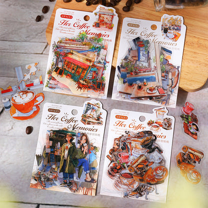 Her Coffee Memories Stickers