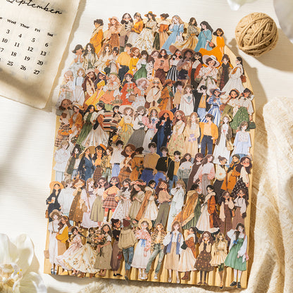 Crowded Streets Hard Card stickers