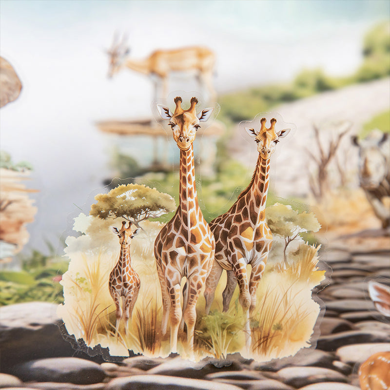 Animal World Sticker Book