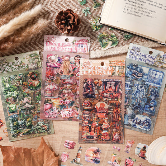Four Seasons Journey Stickers