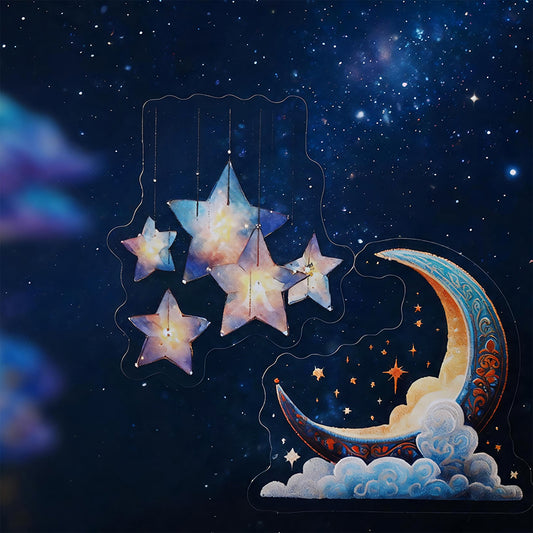 Clouds Star Moon Stickers