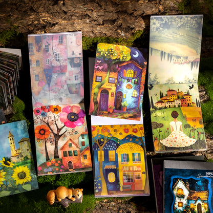 Whimsical Haunted Cottage sticker book