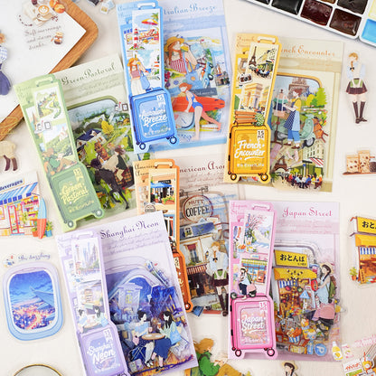 Travel Through Time Stickers