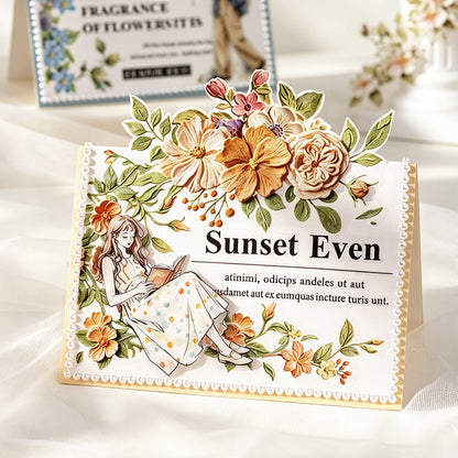 Texture Flower Collection Stickers