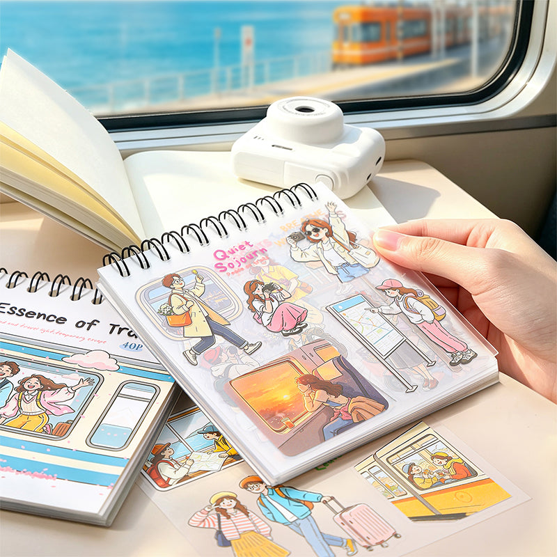 The Meaning of Travel Sticker Book