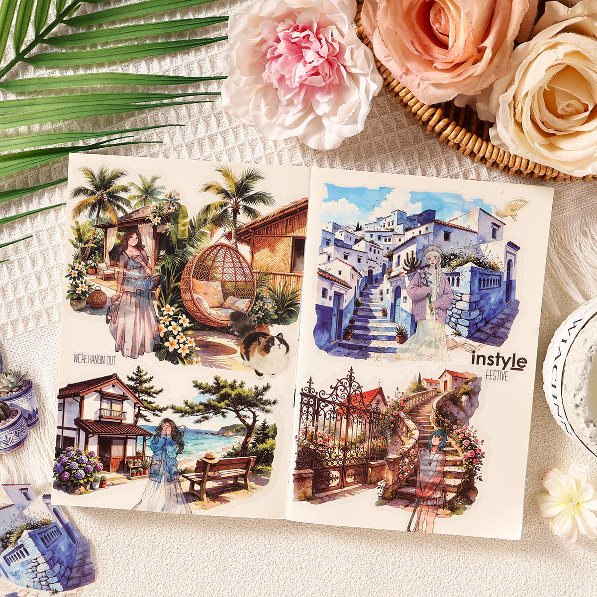 Little Town Wanderings Stickers